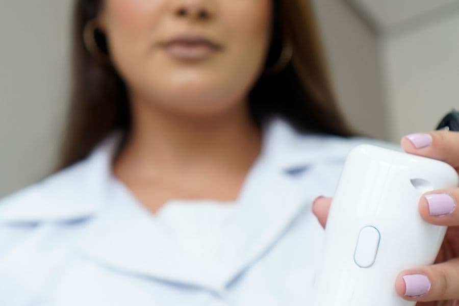 Sesión de HIFU facial en Aura Estética Avanzada, Rivas-Vaciamadrid
